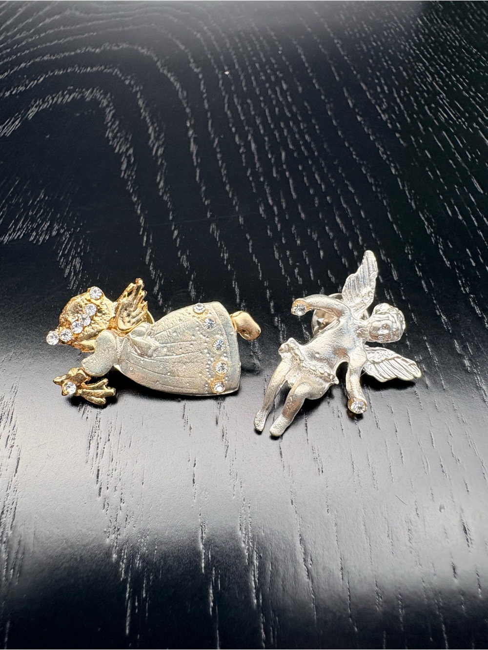 Angel Brooch Duo